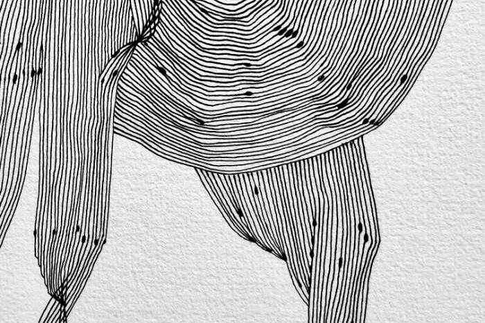 Dessin plume encre de Chine © LABB, peintre